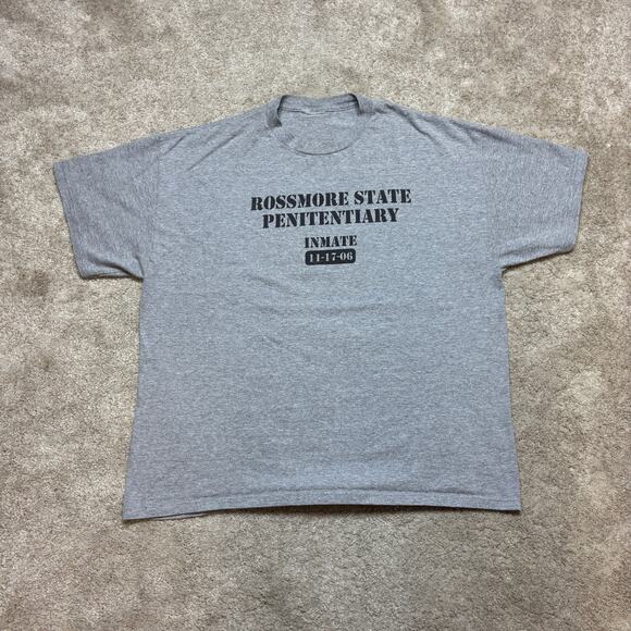 Vintage Let's Go To Prison Movie Promo Shirt Men's XL Will Arnett Dax Shepard - Picture 3 of 8